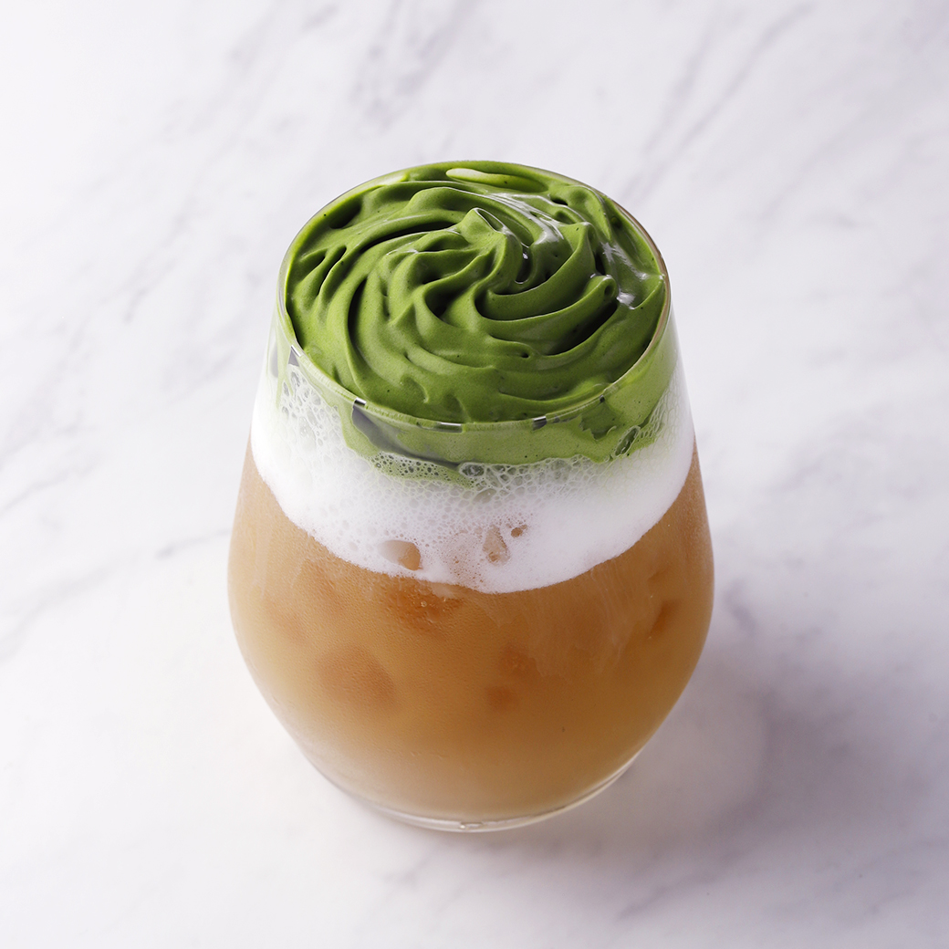 宇治抹茶のアールグレイティ（アイス）